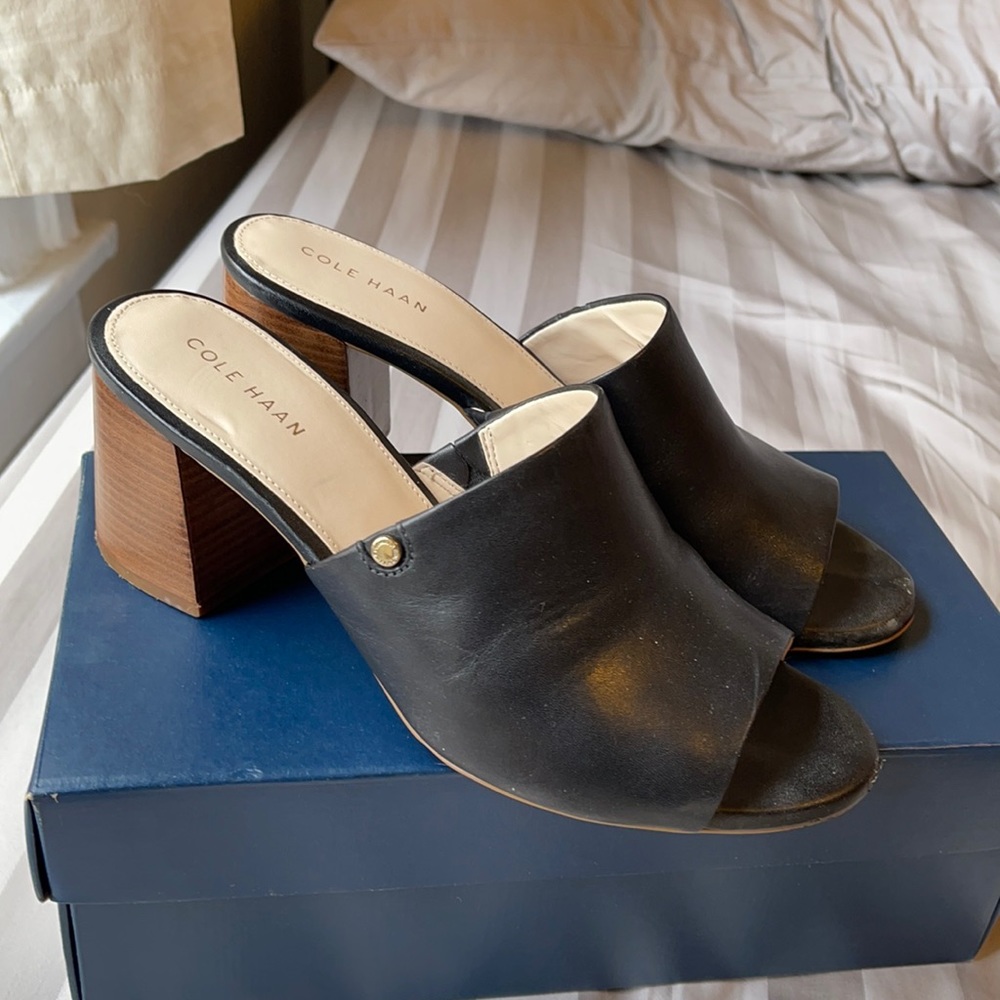 Cole Haan Mule black leather